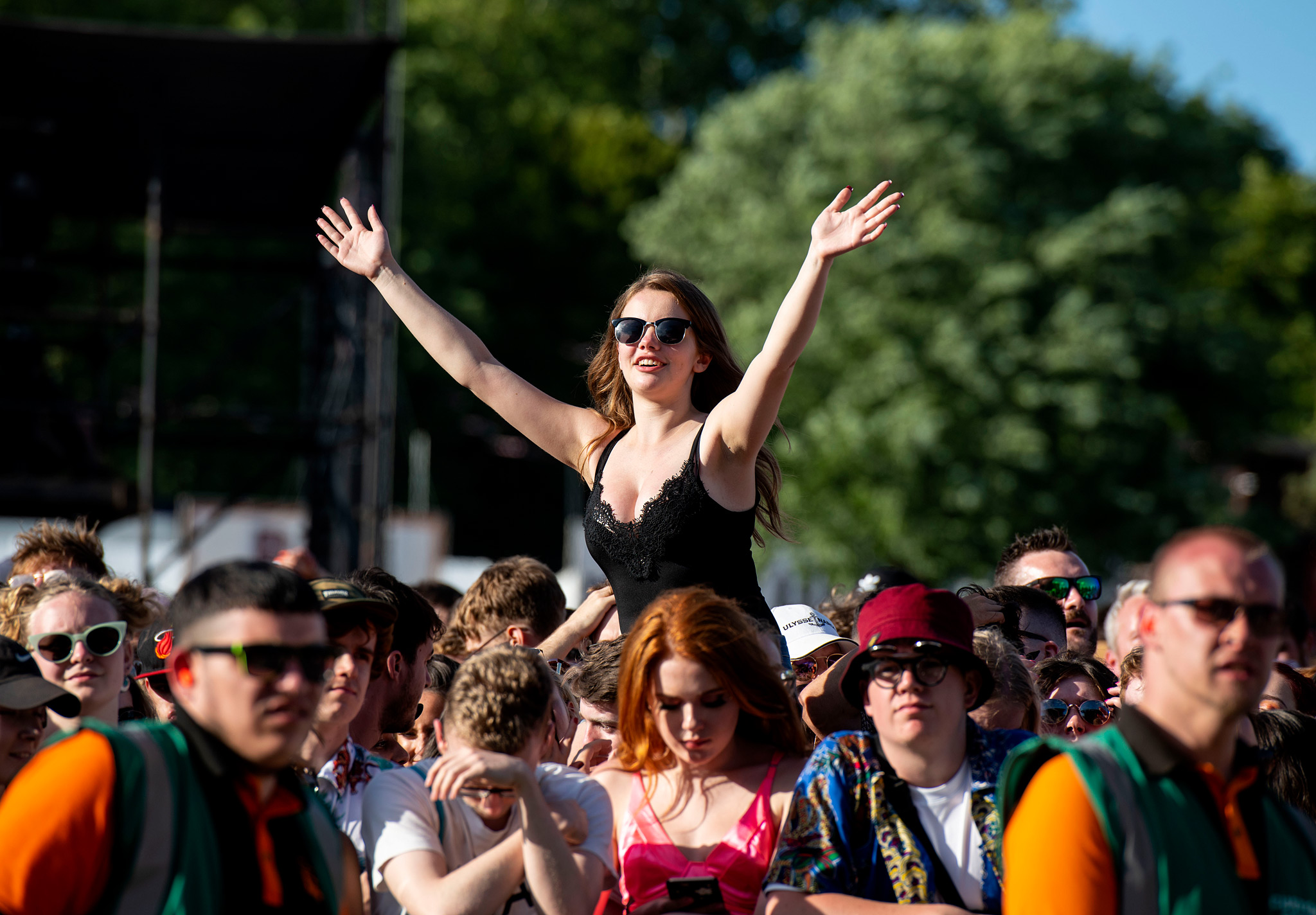 Girl in Crowd